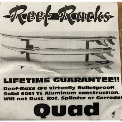 Block Surf Reef Rack Quad Surfboard Rack