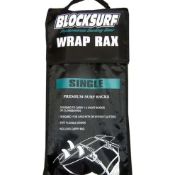 Block Wrap Rax Single Soft Car Surfboard Racks