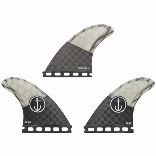 Captian Fin Co. Quickness (Single Tab) Med Thuster Fin Set
