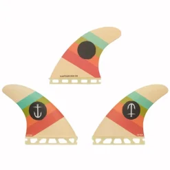 Captian Fin Co. Series (Single Tab) Large Thuster Fin Set