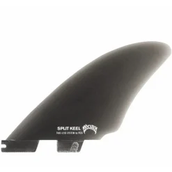 FCS II MB PG Split Keel Smoke Hybrid Quad Surfboard Fin Set
