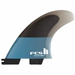 FCS II Performer Performance Core Large Thruster Tranquil Blue Surfboard Fins