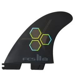 FCS II Reactor CI Upright Large Thruster Surfboard Fins