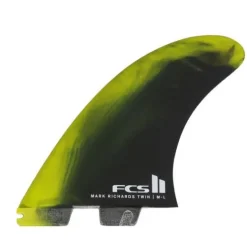 FCS MR Twin + Stabilizer Cyber Lime/Black Surfboard Fins