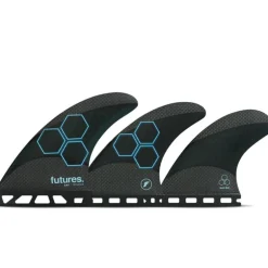 Futures AM1 Techflex 5-Fin Surfboard Fin Set-Medium