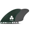 Futures AMK Glass Twin Keel Green/Gray Fin Set