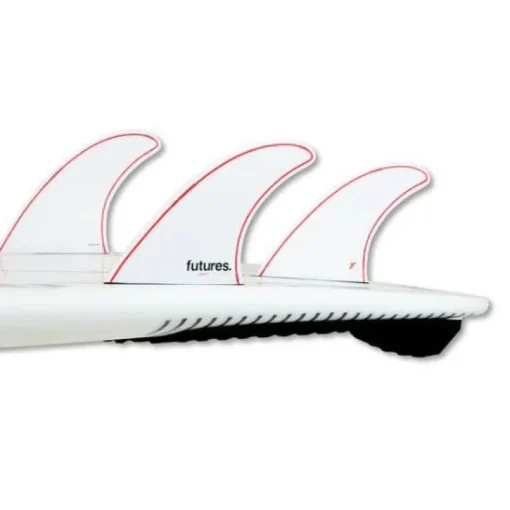 Futures Jordy Medium White/Red Surf board Fins