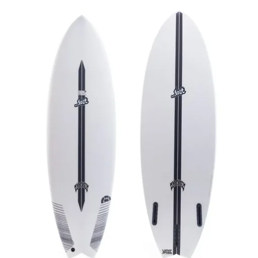 Lost 5'5 Round Nose Fish 1996 Light Speed Surfboard Futures