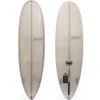 Modern 6'8 Love Child Black & Burnt Orange Pinline Surfboard