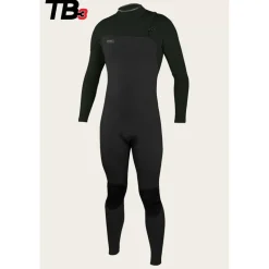 O'Neill Mens Hyperfreak 3/2mm Zip Free Wetsuit