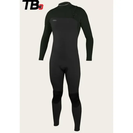 O'Neill Mens Hyperfreak 3/2mm Zip Free Wetsuit