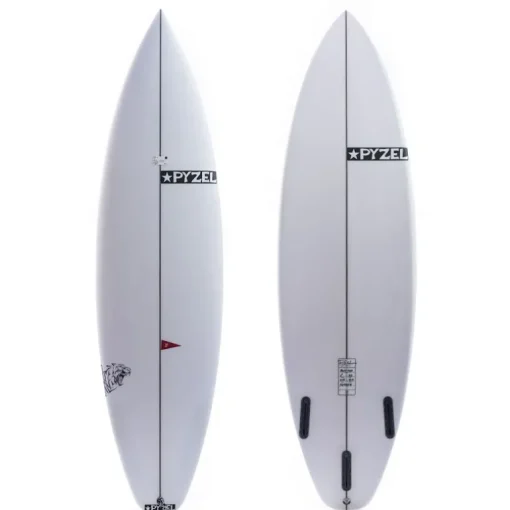 Pyzel 6'2 Power Tiger Shortboard Surfboard Futures Boxes