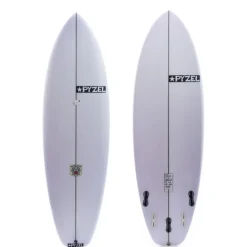 Pyzel 5'8 White Tiger Short board w FCS II