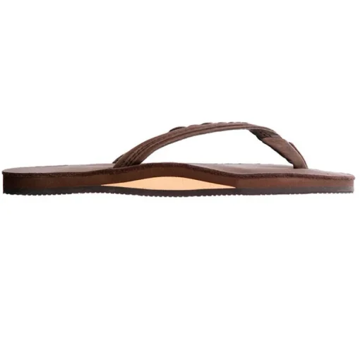 Rainbow Flirty Braidy Womens Premier Leather Sandals