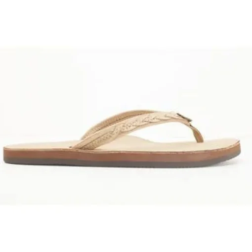Rainbow Madison Women's Leather Flip Flops