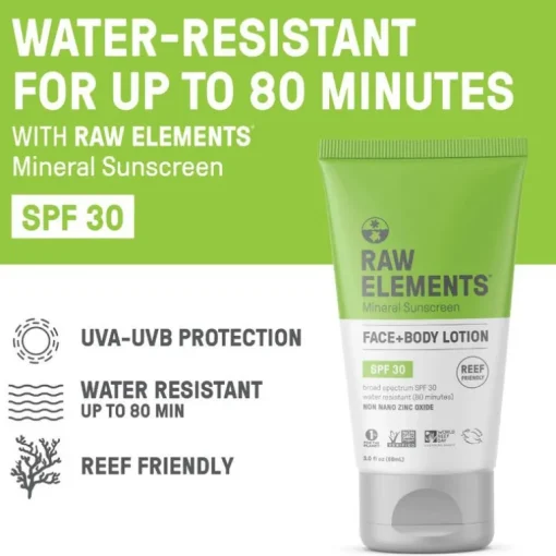 Raw Elements SPF 30 Eco Formula Lotion Sunscreen