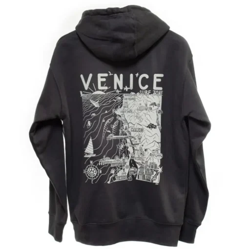 Rider Shack Venice Surf Map Hoodie