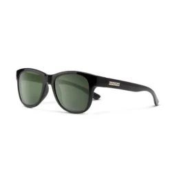 Suncloud Leeway Black/Gray Green Sunglasses