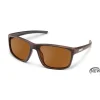 Suncloud Respek Brown 59 Brown Sunglasses