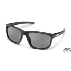 Suncloud Respek Matte Black 59 Grey Sunglasses