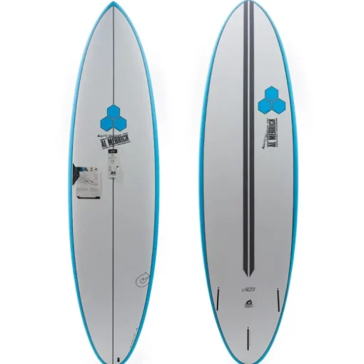 Torq 6'8 Channel Islands M23 Surfboard Blue + Pinline