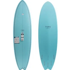 Torq 6'6 Fish Classic Blue Pattern Surfboard