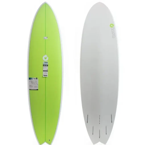 Torq 6'10 Fish Lime Deck Surfboard