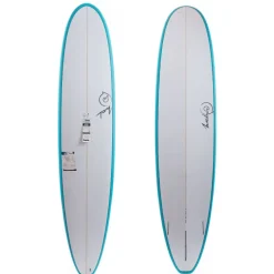 Torq 8'6 Long Teal Rails Longboard