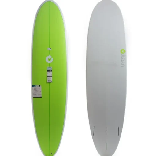 Torq 7'4 V+ Lime Deck Funboard Surfboard