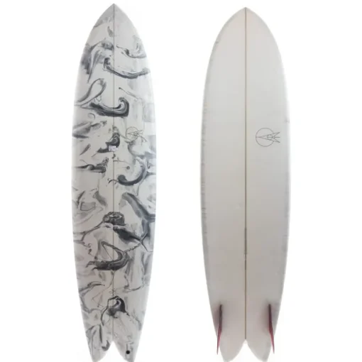 Used 7'6 VV Shapes Longfish Glass on Twin
